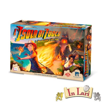 riedizione del vecchio gioco da tavolo l'isola di fuoco